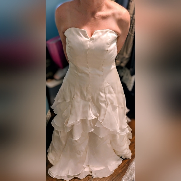 Ivory sz 10 wedding gown Jennifer Salmon - Picture 10 of 12